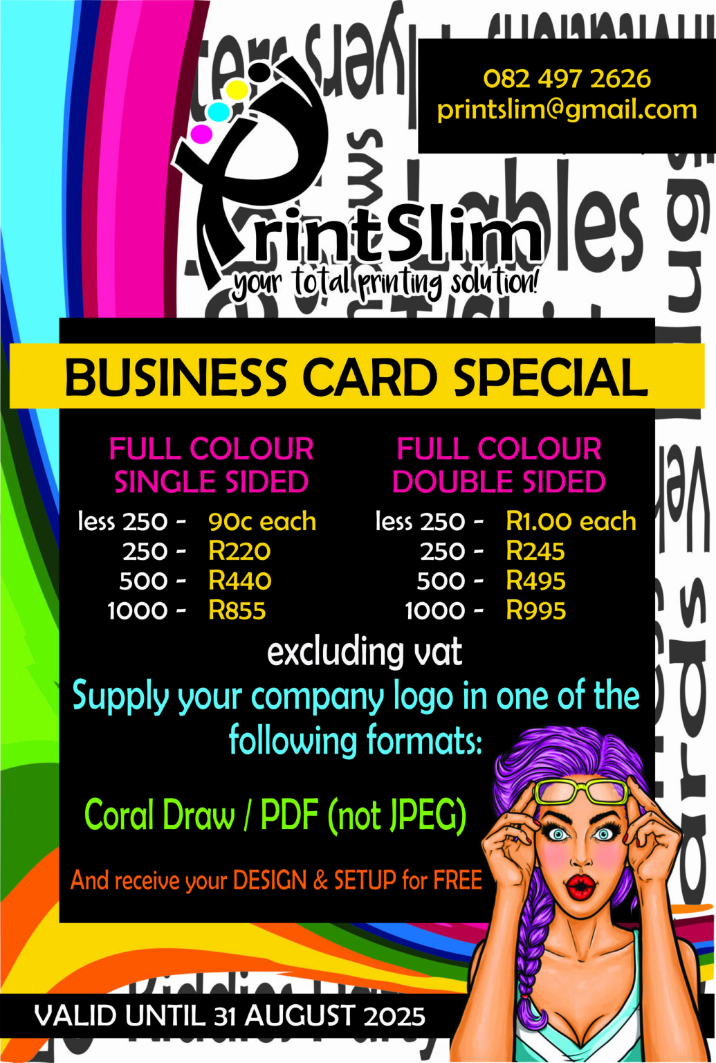 Printslim Business Card Special